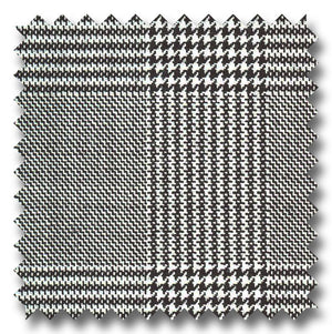 Zegna Black and White Plaid Custom Suit