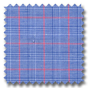 Red and Blue Check Custom Dress Shirt