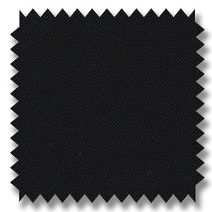 Black Plain Super 120's Merino Wool