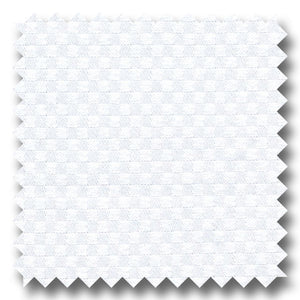 White Tone on Tone Broadcloth - Custom Dress Shirt
