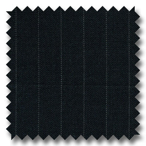 Charcoal Gray Chalk Stripes 100% Wool