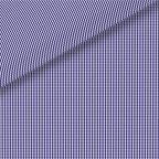 Navy Blue Check Broadcloth Dress Shirt