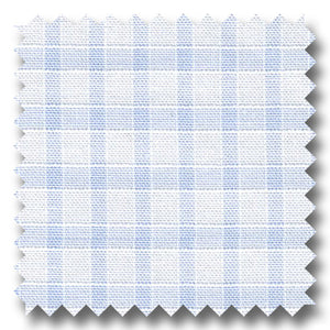 Plaid Tone and Tone Blue - Custom Dress Shirt