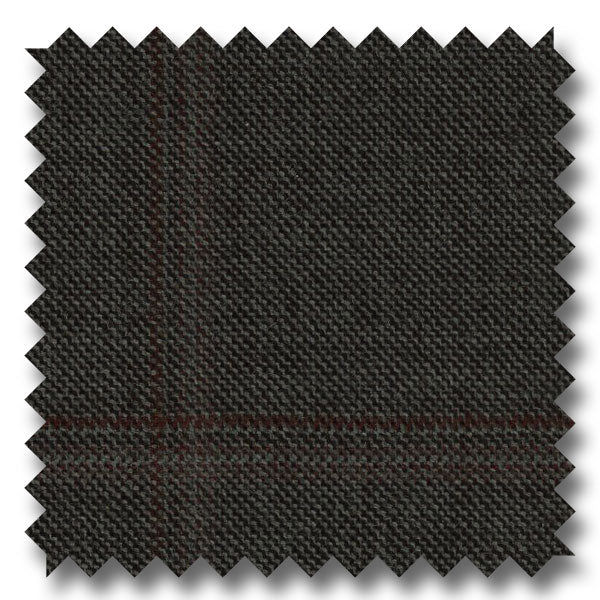 Zegna Gray & Brown Plaid