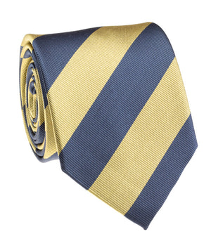 Wolverine Navy And Gold Rep Stripe Tie