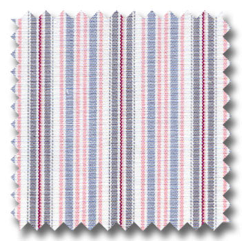 Pink, Gray, and White Stripe Custom Dress Shirt