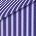 Navy Blue Stripe Pinpoint Oxford Dress Shirt