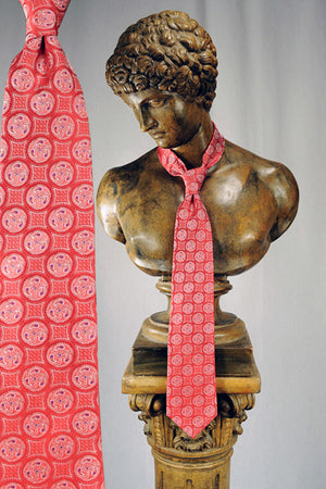 Red Medallion Tie