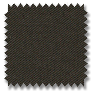 Dark Brown Plain Super 120's Merino Wool