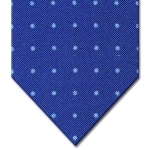 Blue with Light Blue Dot Pattern Tie
