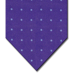 Lavender with White Dot Pattern Tie