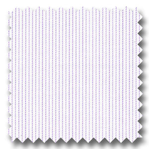 Lavender Pinstripe 200 2Ply Broadcloth - Custom Dress Shirt
