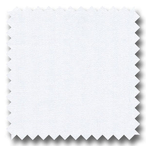 White 2Ply Mini Herringbone Broadcloth - Custom Dress Shirt