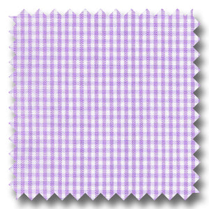 Lavender Check 2Ply Broadcloth - Custom Dress Shirt