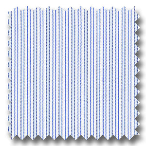 Blue Stripe 200 2Ply Broadcloth - Custom Dress Shirt