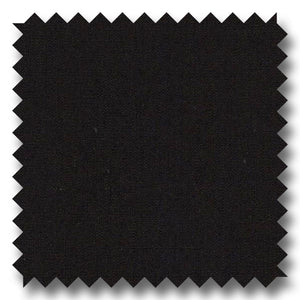 Black Solid 170 2Ply Broadcloth - Custom Dress Shirt