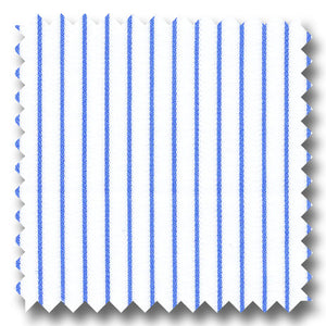 Blue Stripe 170 2Ply Broadcloth - Custom Dress Shirt