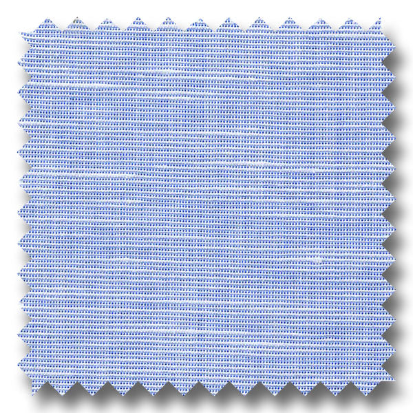 Blue Solid 170 2Ply Linen - Custom Dress Shirt