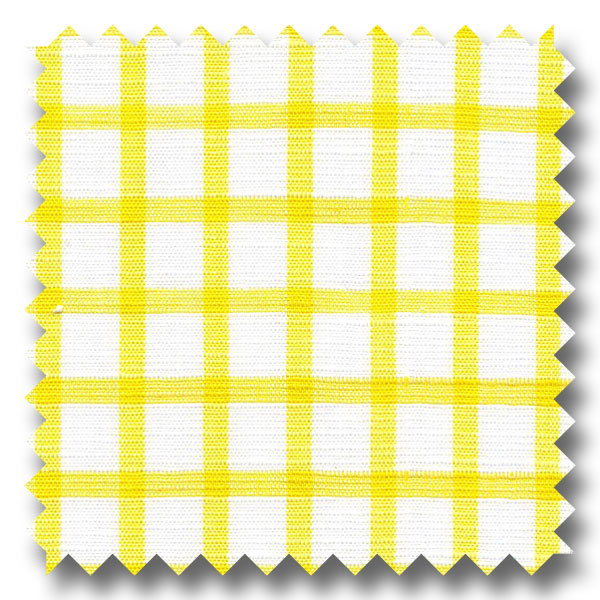 Yellow Check 170 2Ply Linen - Custom Dress Shirt
