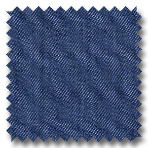 Dark Blue Solid Denim 100% Cotton Custom Blazer