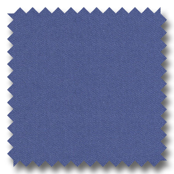 Dark Blue Solid Stretch Broadcloth - Custom Dress Shirt