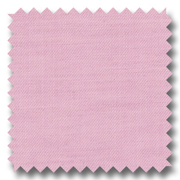 Pink Solid Twill - Custom Dress Shirt