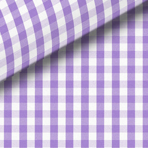 Lavender Check Broadcloth Dress Shirt