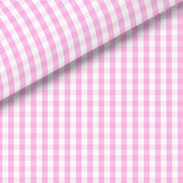 Pink Check Broadcloth Dress Shirt