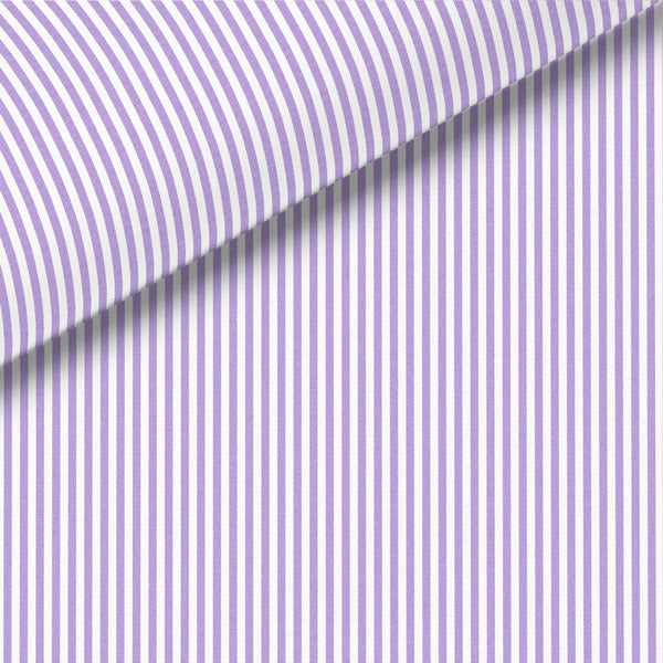 Purple Stripe Broadcloth Dress Shirt
