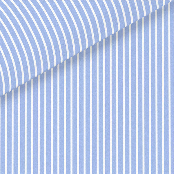 Light Blue Stripe Broadcloth Dress Shirt