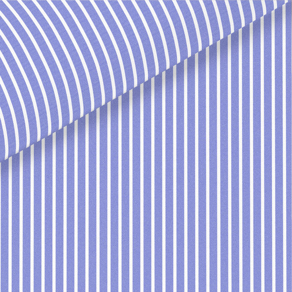 Blue Stripe Broadcloth Dress Shirt