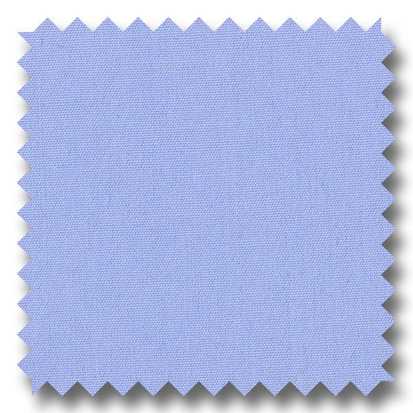 Medium Blue Solid Poplin - Custom Dress Shirt