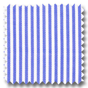 Blue Stripe 2Ply Twill - Custom Dress Shirt