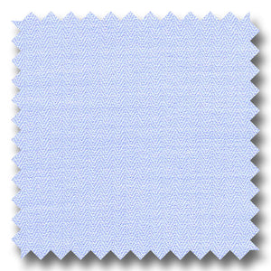 Blue on Blue Mini Herringbone 2Ply - Custom Dress Shirt