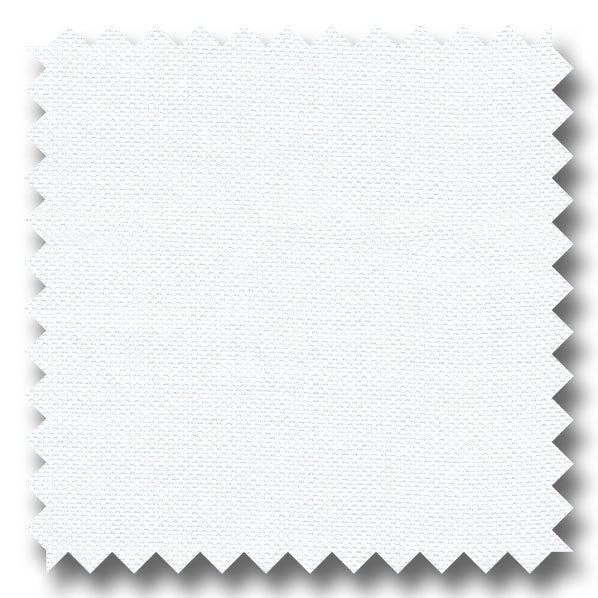 White Solid 2Ply Pinpoint - Custom Dress Shirt