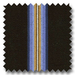 Tone and Tone Stripe Blue, Black and Multiple - Custom Dress Shirt