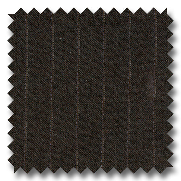 Brown with Gray Stripes 100% Wool