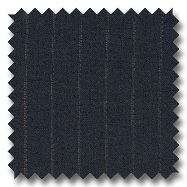 Blue with Gray Stripes 100% Wool