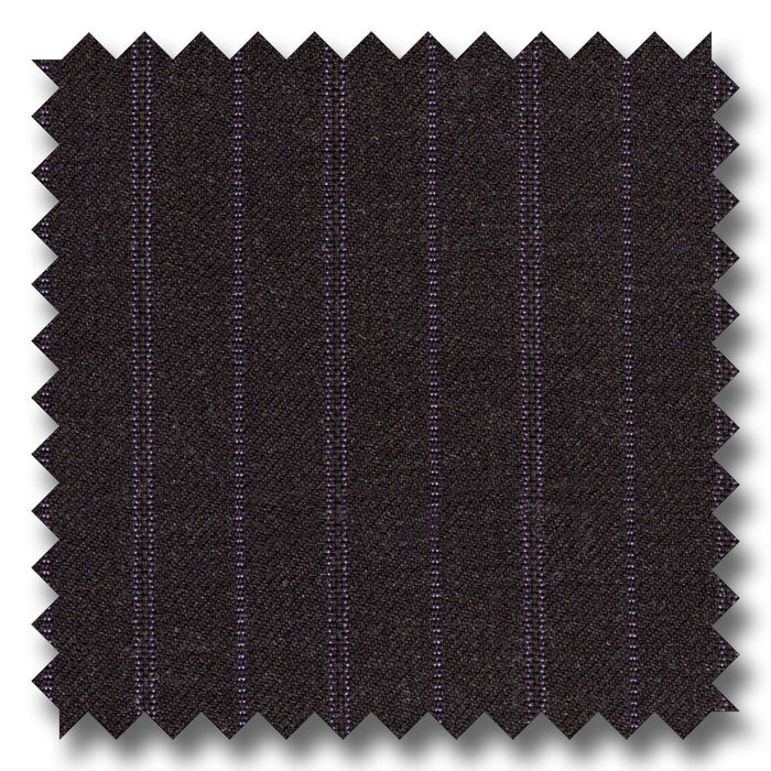 Gray with Purple Double Stripes 100% Wool