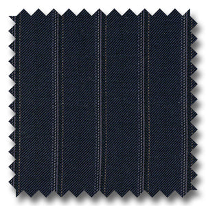 Navy with Multi Stripes 100% Wool