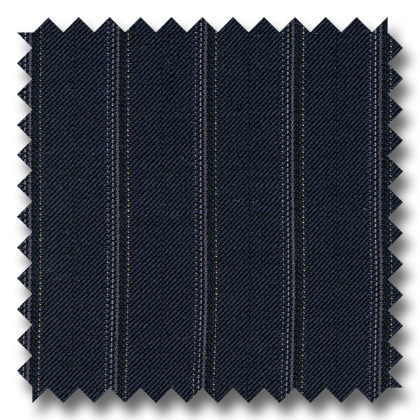 Navy with Multi Stripes 100% Wool