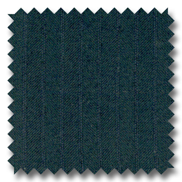 Navy Herringbone with Shadow Stripes 100% Wool