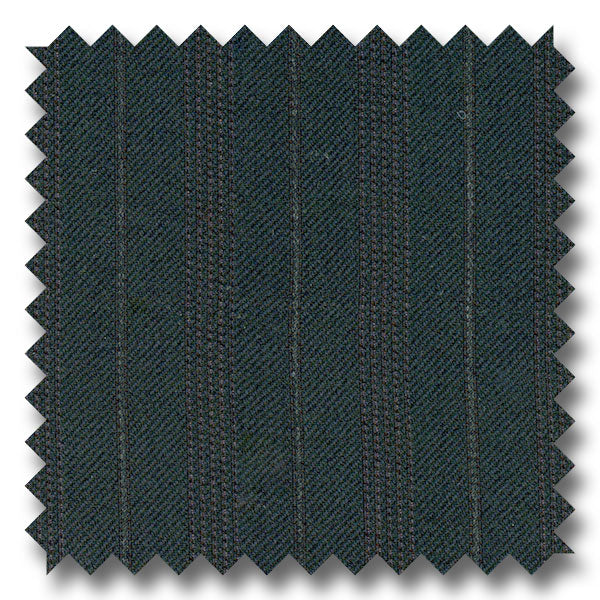 Midnight Blue Shadow Stripes 100% Wool