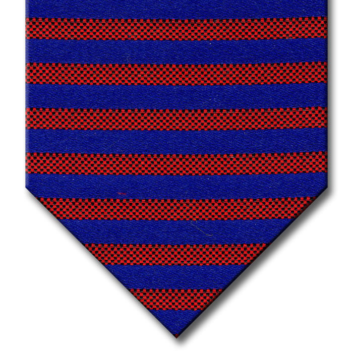 Navy and Red Stripe Tie