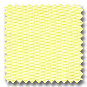 Yellow Solid Pinpoint - Custom Dress Shirt