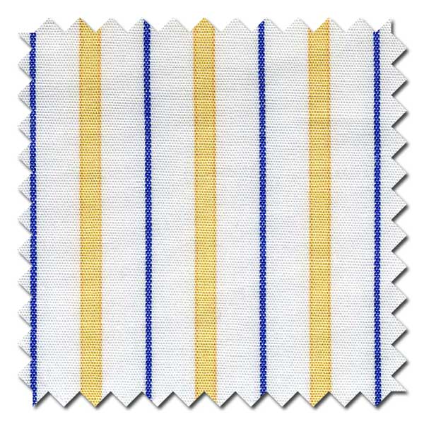 Royal Blue and Sand Stripe Custom Dress Shirt