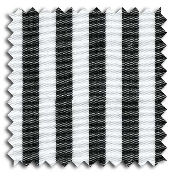 Black and White Stripe Custom Dress Shirt