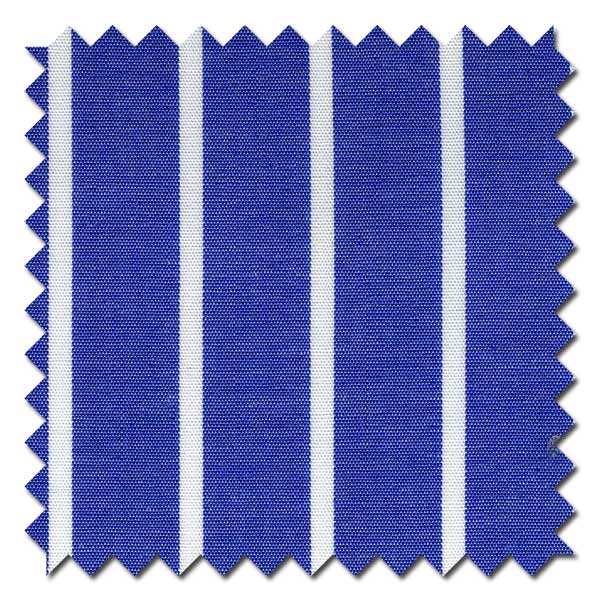 Blue and White Reverse Stripe Custom Dress Shirt